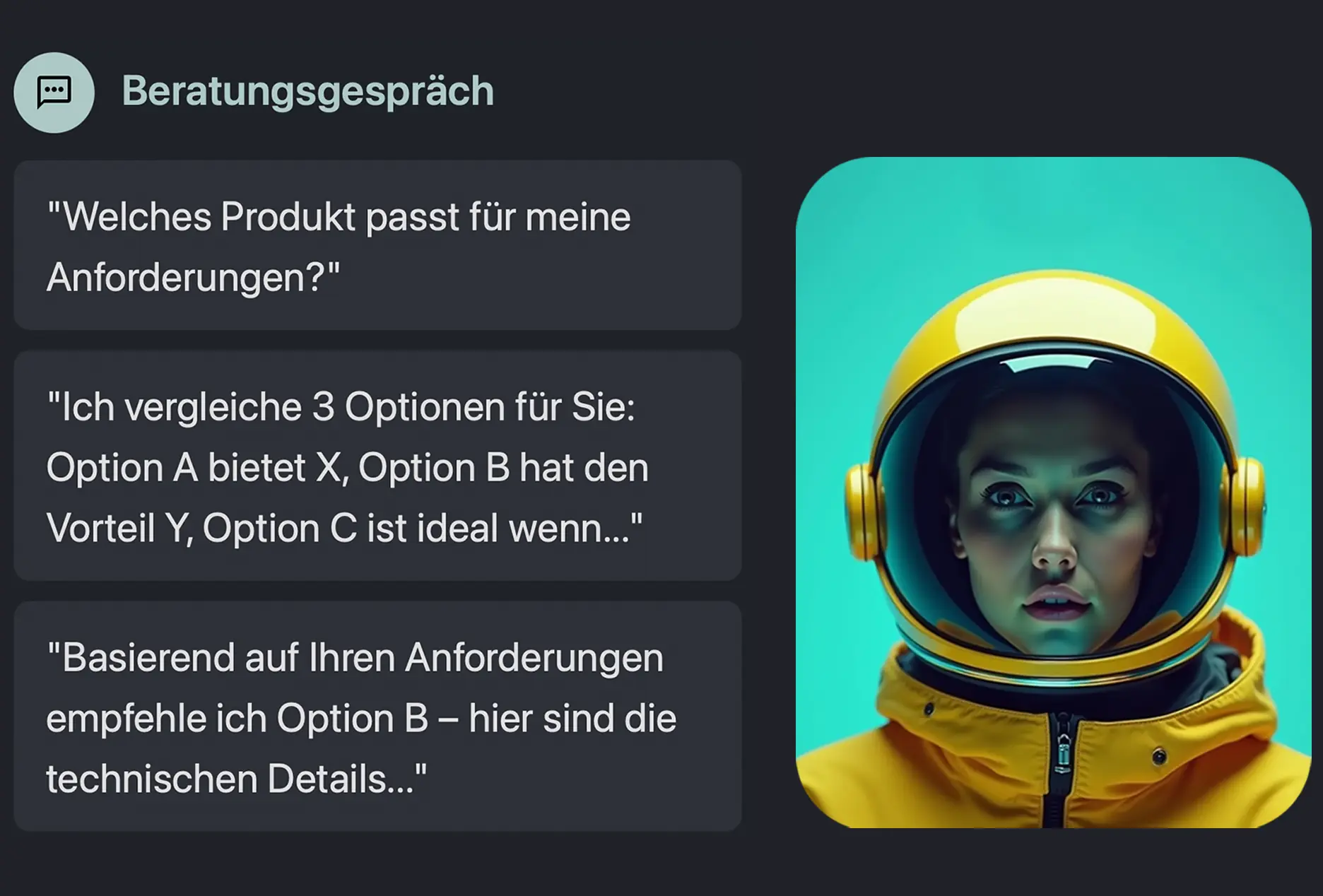 KI-Mitarbeiter gibt Expertenberatung zu komplexen Produkten