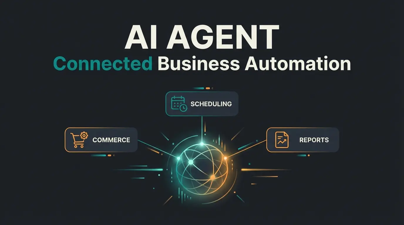 Abstrakte Darstellung eines KI-Mitarbeiters als digitaler Fachberater in einem Netzwerk