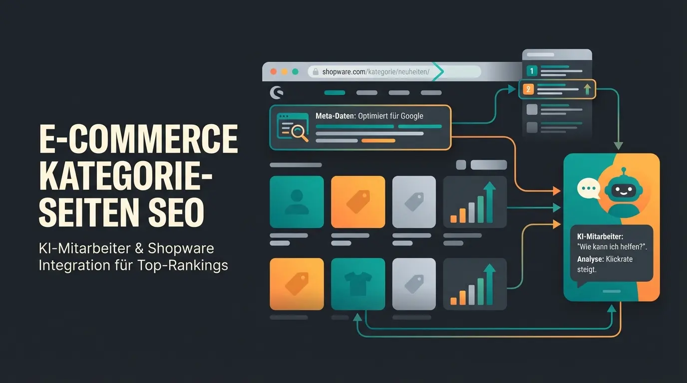 Shopware Kategorieseiten SEO Optimierung mit AI-Produktberatung für bessere Rankings