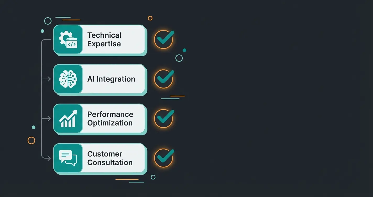 Checklist for evaluating a modern Magento agency with AI capabilities