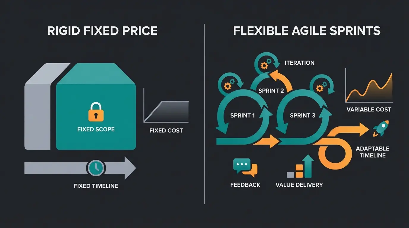 Comparison of fixed price versus agile development models for Shopware projects