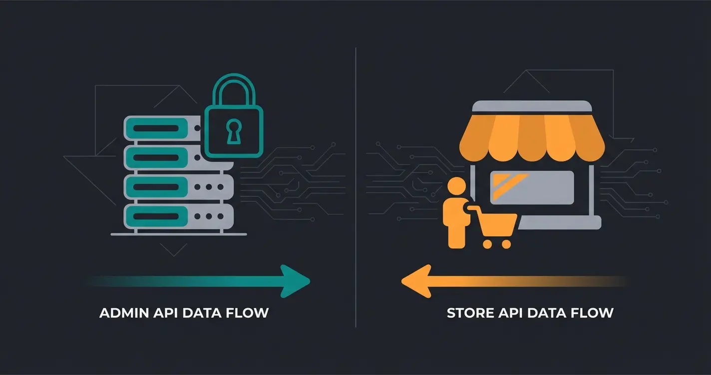 Vergleich Admin API vs Store API in Shopware 6