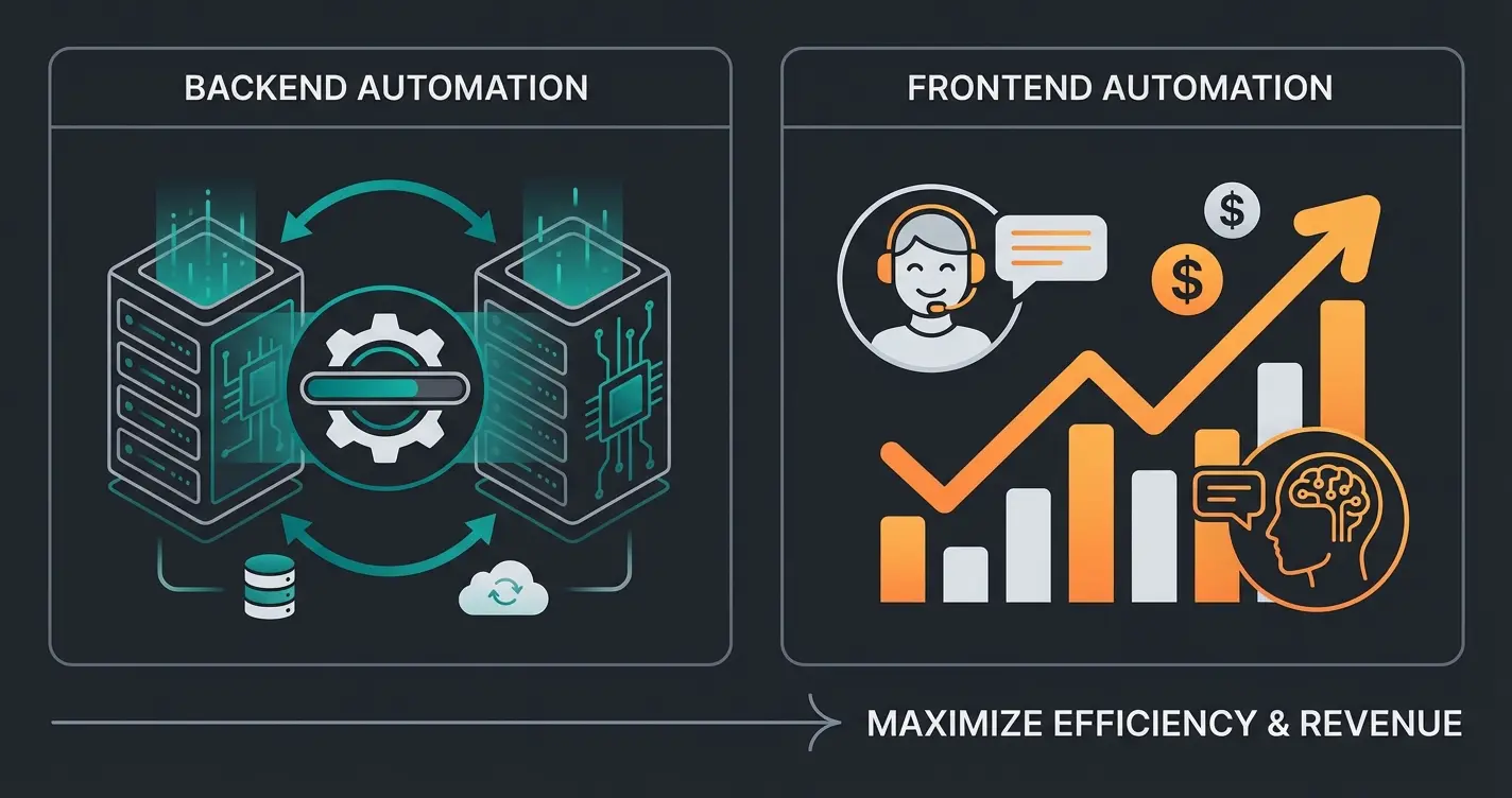 Backend vs Frontend Automatisierung im E-Commerce