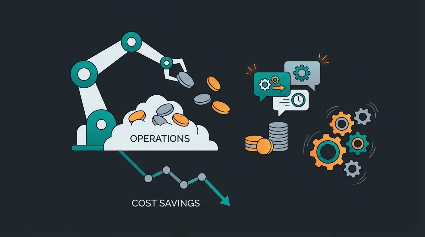 AI automation reducing operational costs in e-commerce visualization