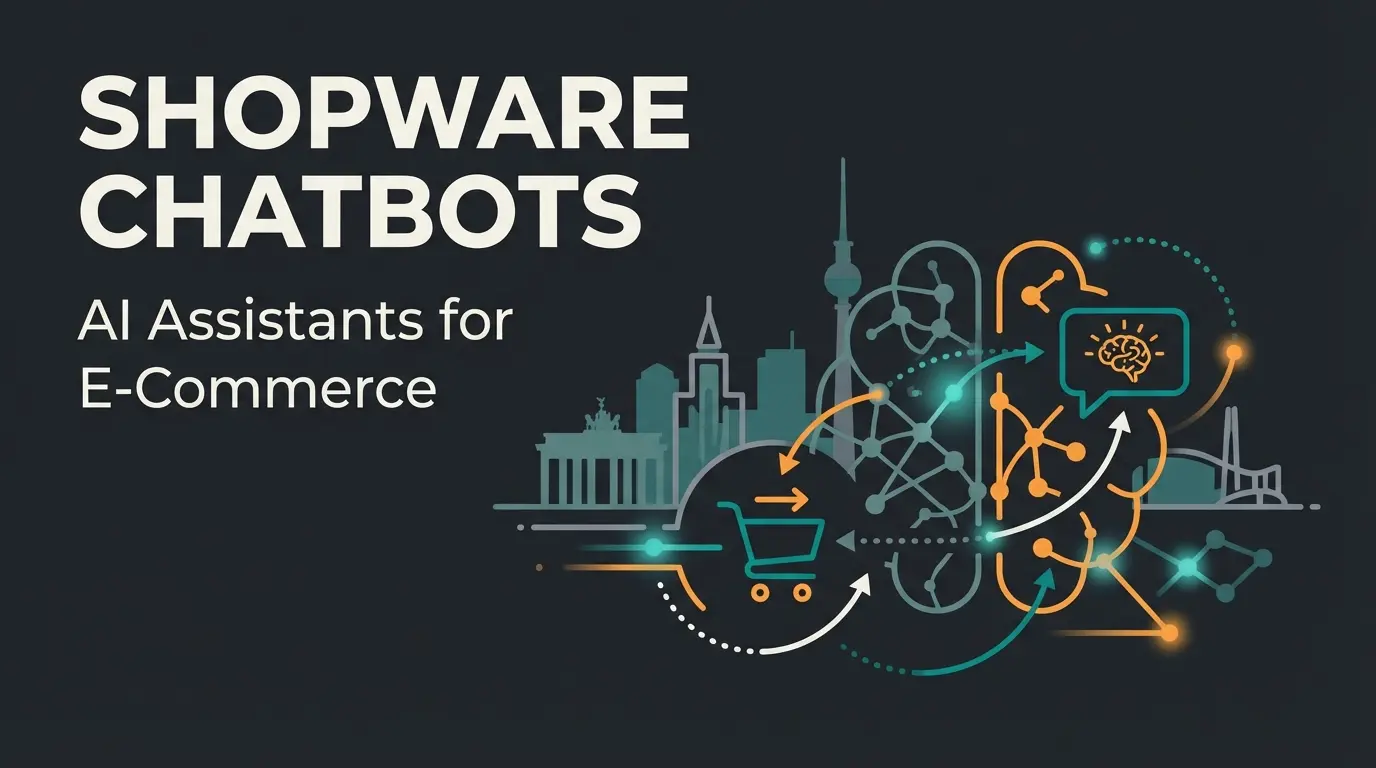 Shopware agency Berlin office with AI e-commerce consultation technology visualization