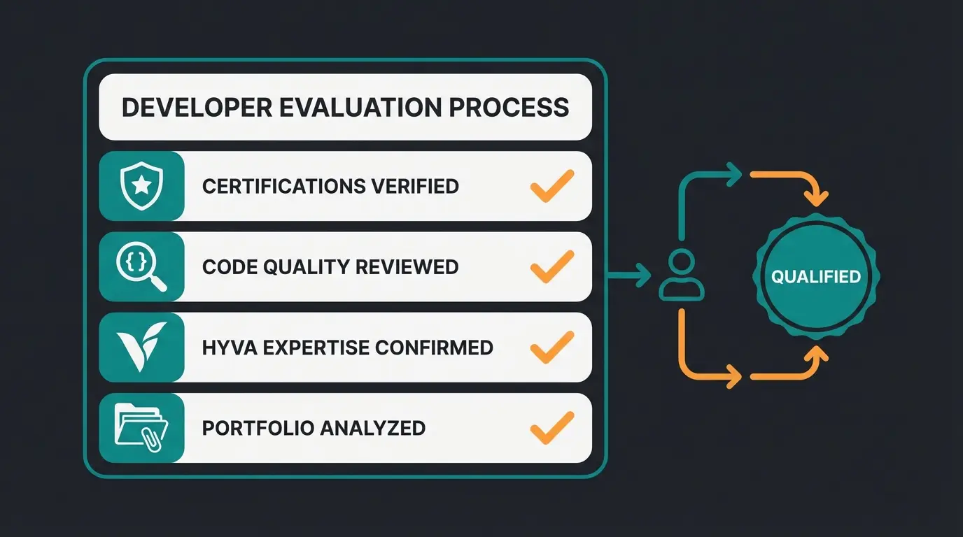 Magento Freelancer Vetting Checkliste mit Zertifizierungen und Skills