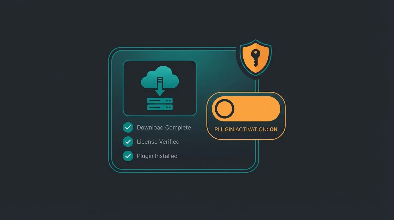 Shopware admin panel showing plugin installation via Store method