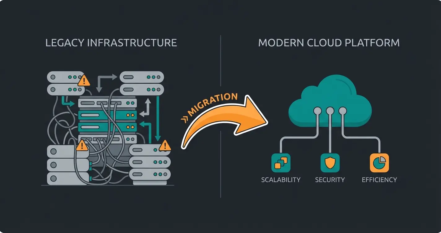 Comparison diagram showing On-Premise API complexity versus Cloud API simplicity