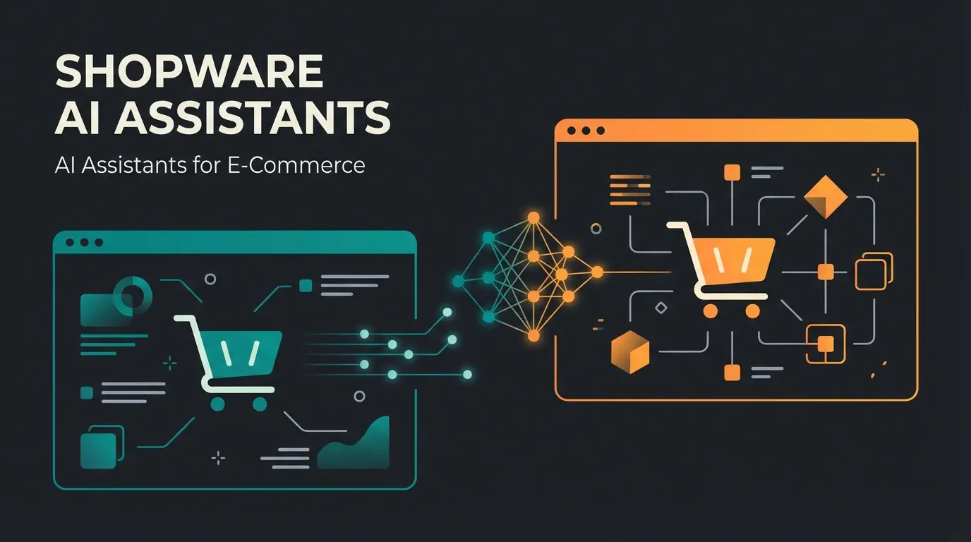 Visual comparison of Shopify and Wix e-commerce platforms with AI integration elements