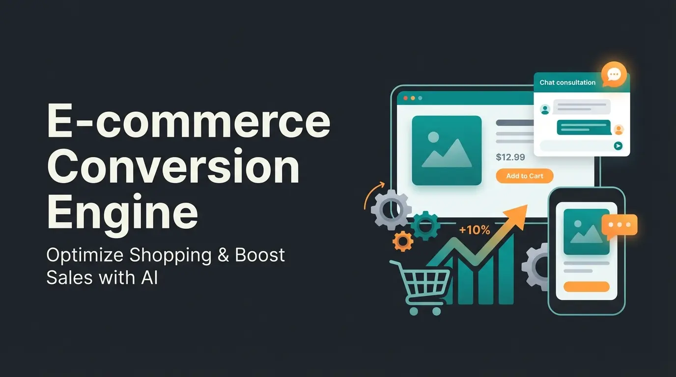 Shopware product page optimization dashboard with AI consultation widget and conversion metrics