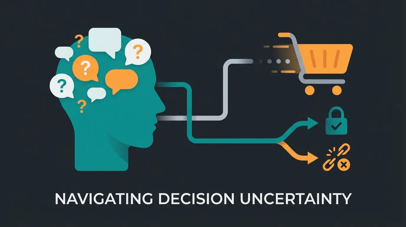 Visualisierung der psychologischen Gründe für Warenkorbabbrüche im E-Commerce