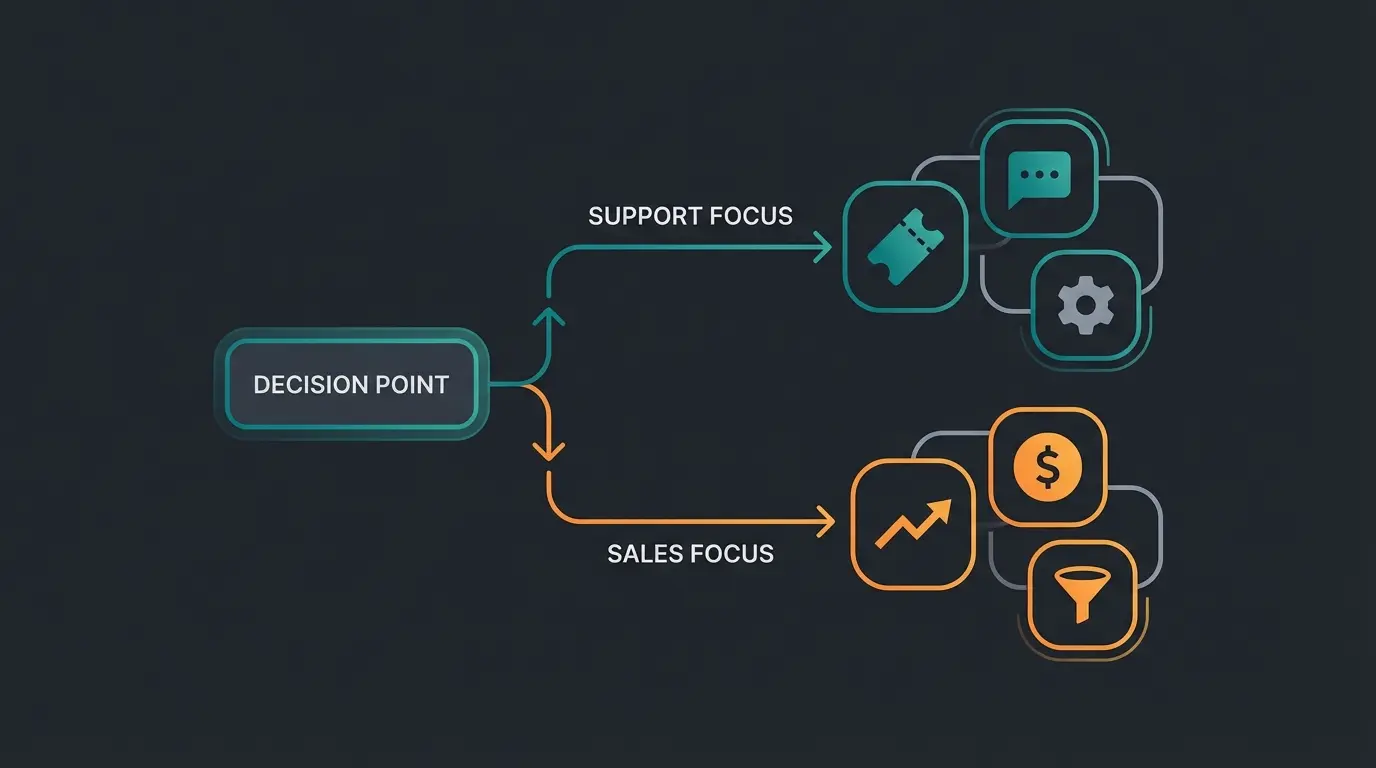 Entscheidungsmatrix für Kundenservice Software Auswahl