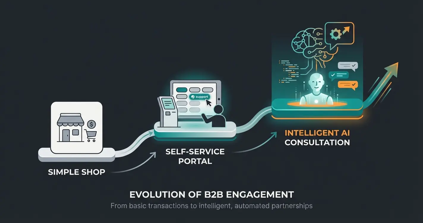 B2B E-Commerce Evolution von Basic Shop zu Intelligent Consultation