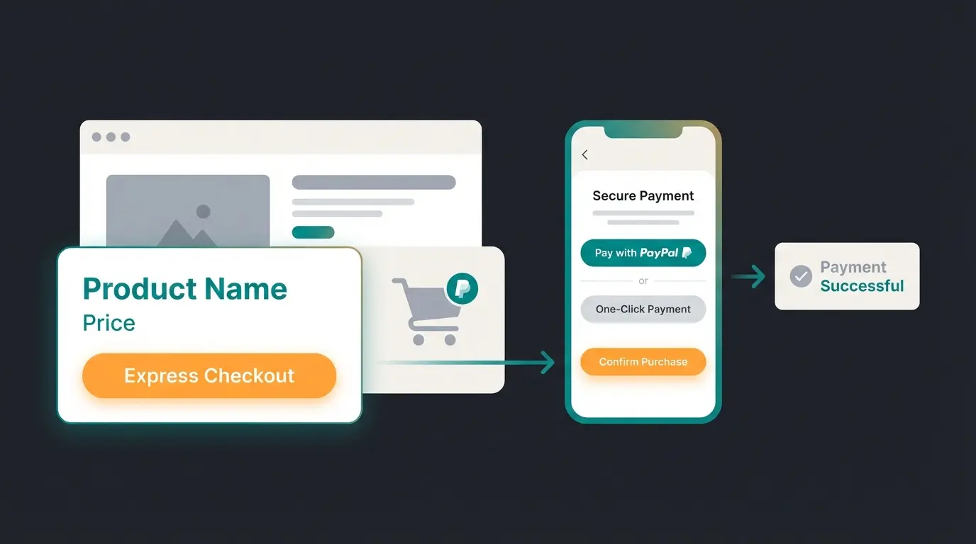 Express Checkout Button Platzierung auf Produktdetailseite und Warenkorb