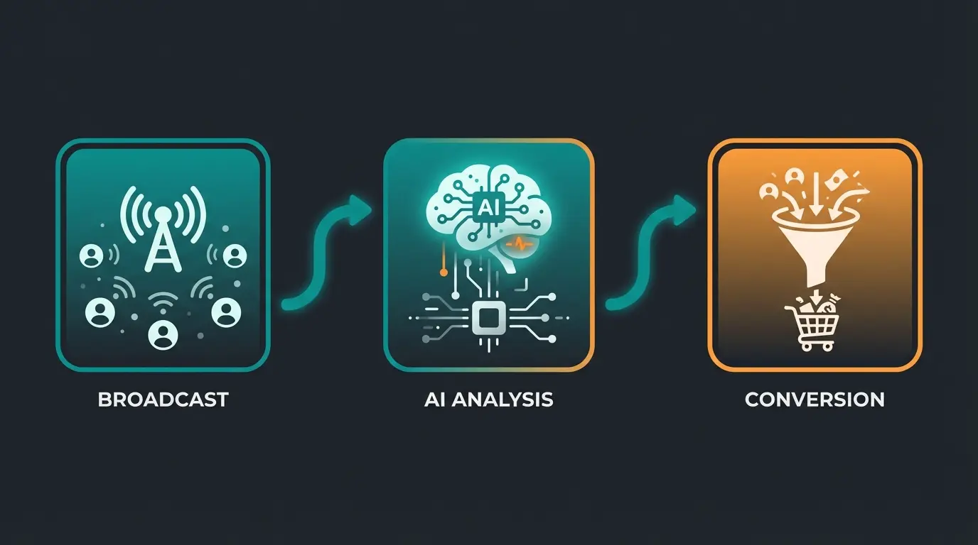 KI-gestützter WhatsApp Kanal Workflow Visualisierung