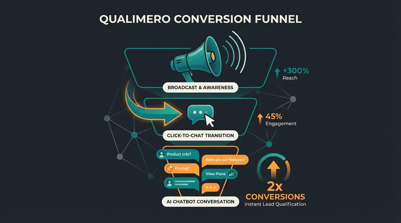 WhatsApp Kanal Funnel Strategie von Reichweite zu Conversion