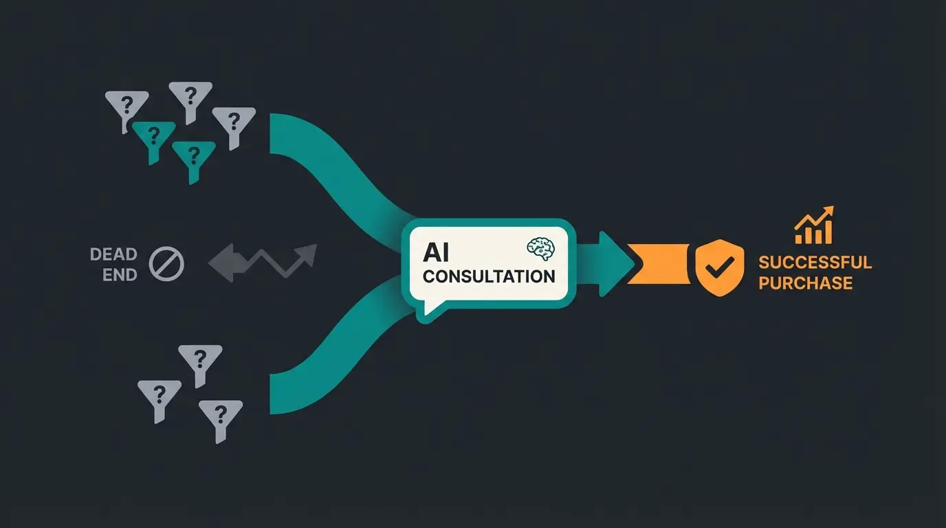 Visualisierung des Consultation Void bei E-Commerce Plattformen