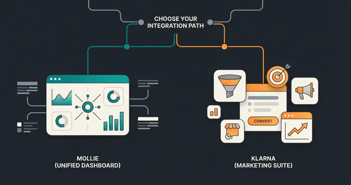 Comparison of Mollie and Klarna plugin integration options for WooCommerce