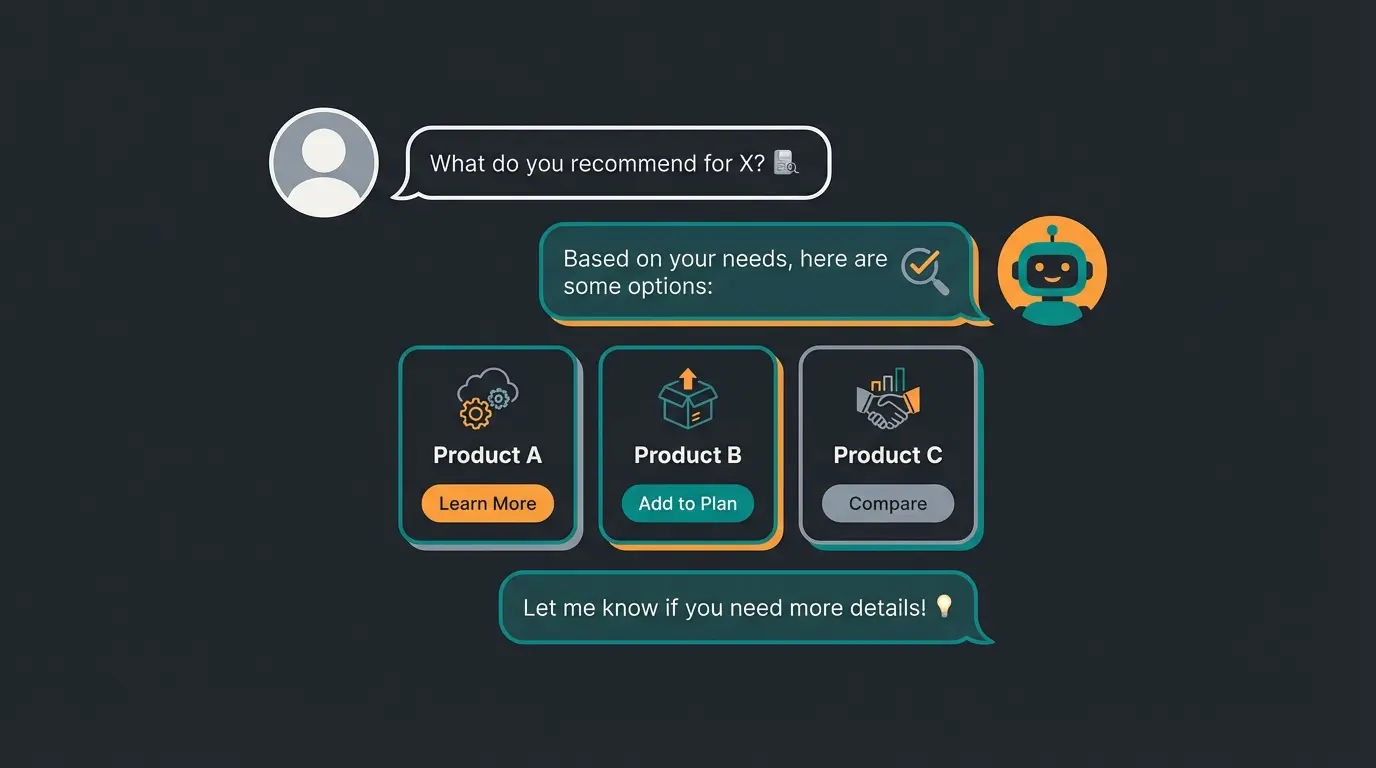 AI-Produktberater im Dialog mit Kunden im WordPress Online Shop