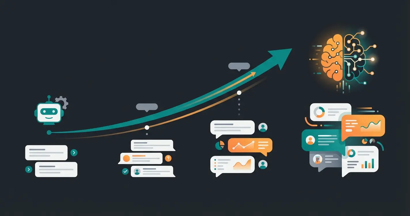 Evolution von einfachen Chatbots zu KI-gesteuerten Verkaufsberatern