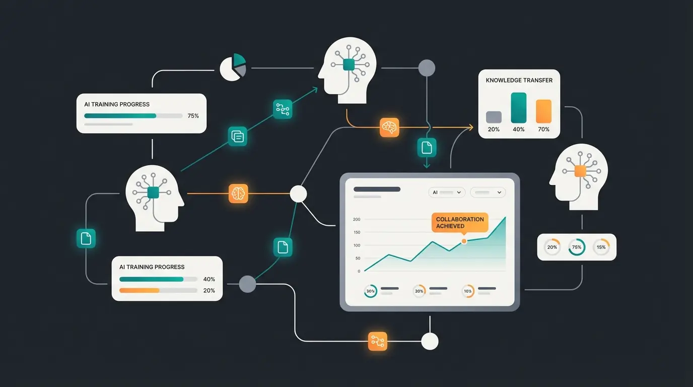 Team training session on AI sales tools visualization