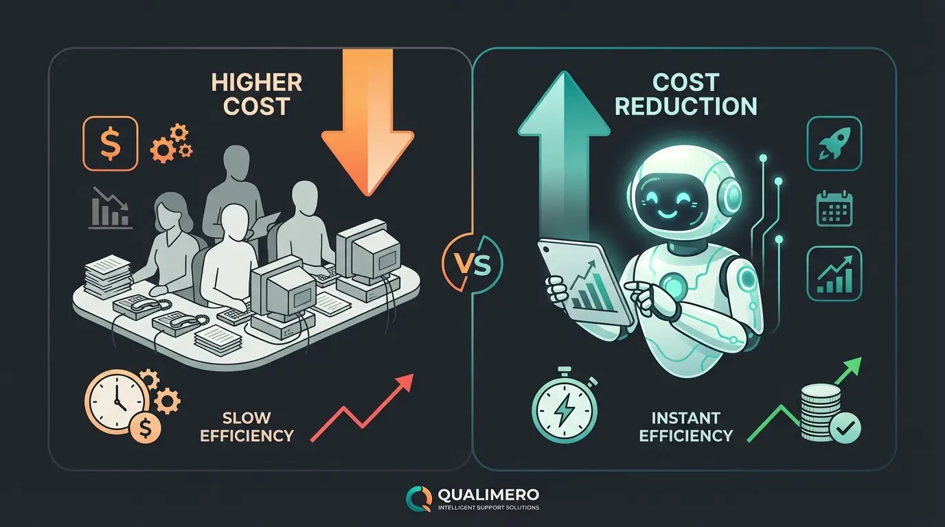 Vergleich traditioneller vs. AI-optimierter Magento Betriebskosten