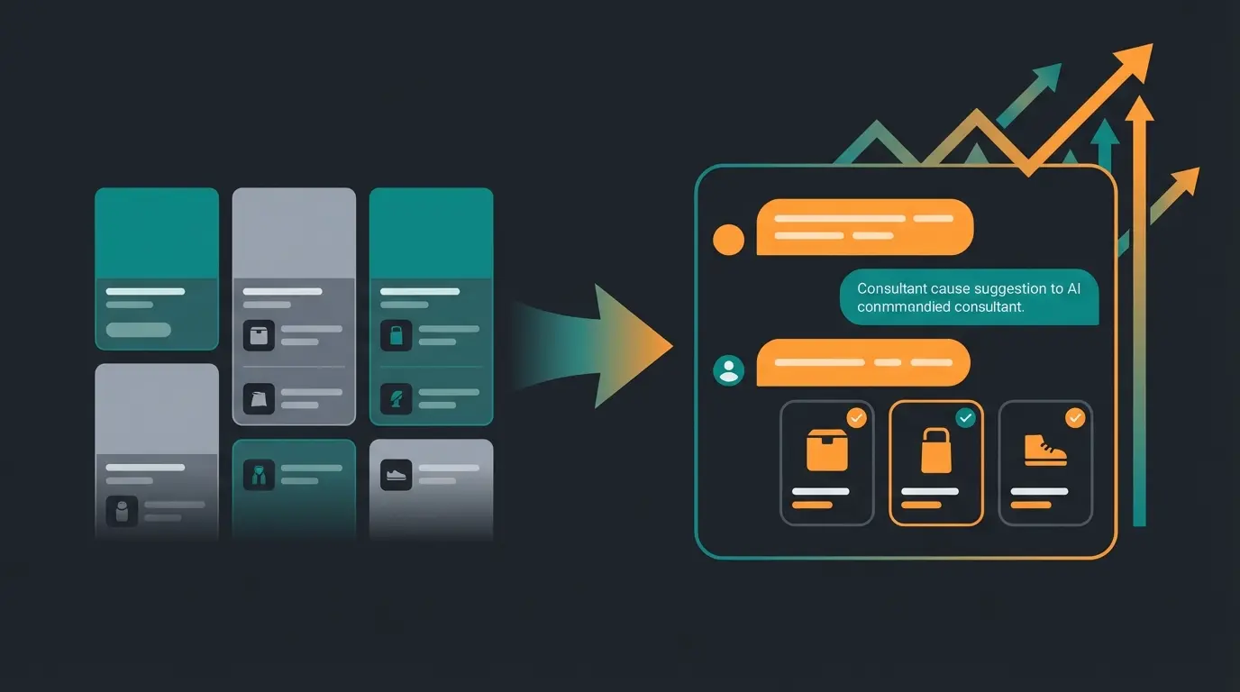 Transformation vom passiven Katalog-Shop zum aktiven AI-Verkaufsberater