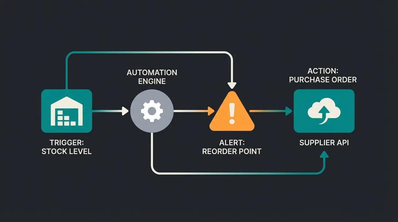 Shopify Flow Workflow für Inventar und Risikomanagement