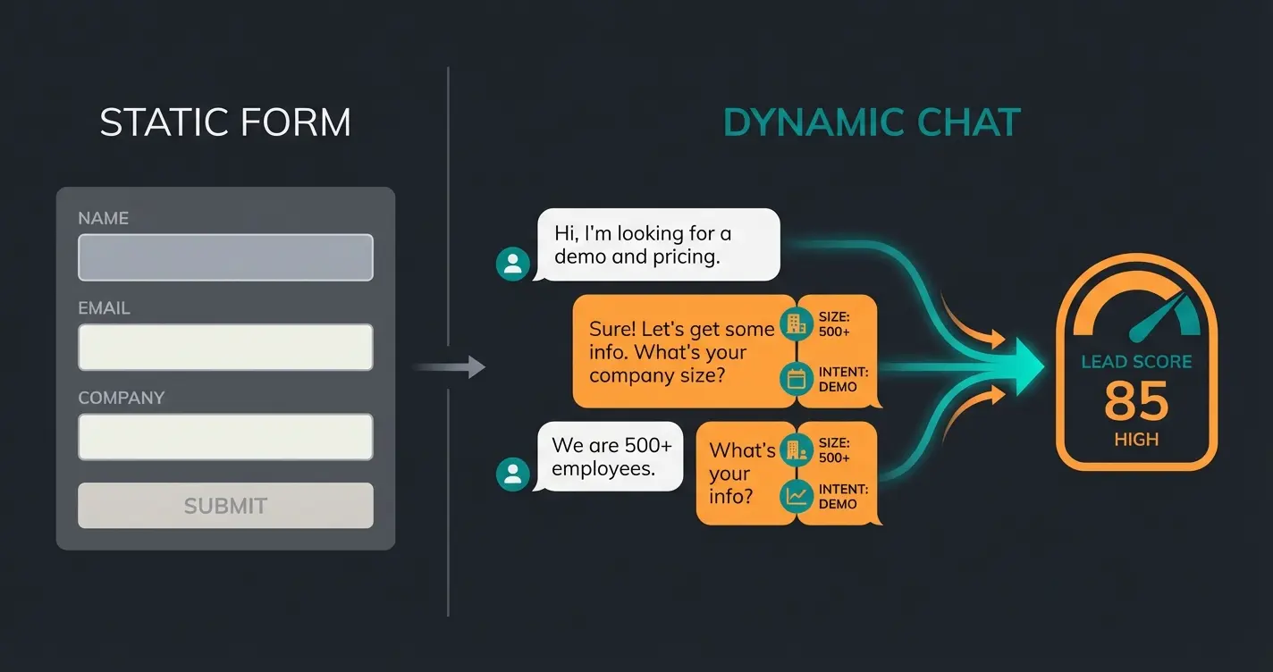 Vergleich zwischen traditionellem Formular und KI-gestützter Produktberatung