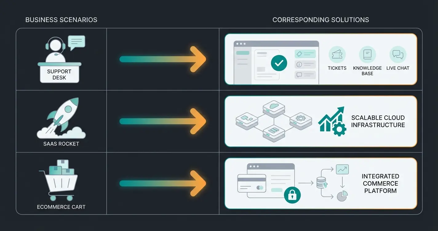 Use Case Matrix für Chat-Software Auswahl