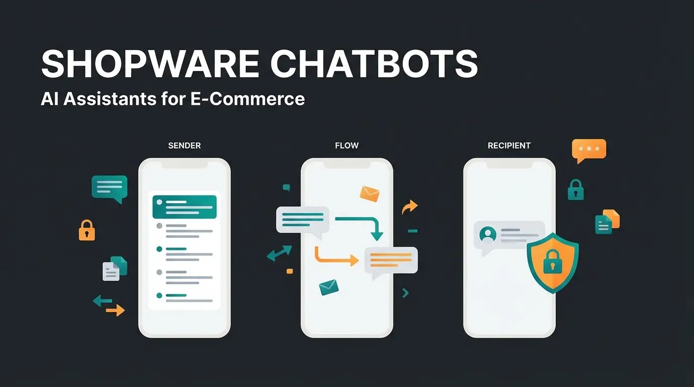 WhatsApp broadcast list privacy visualization showing sender and recipient perspectives with AI automation icons