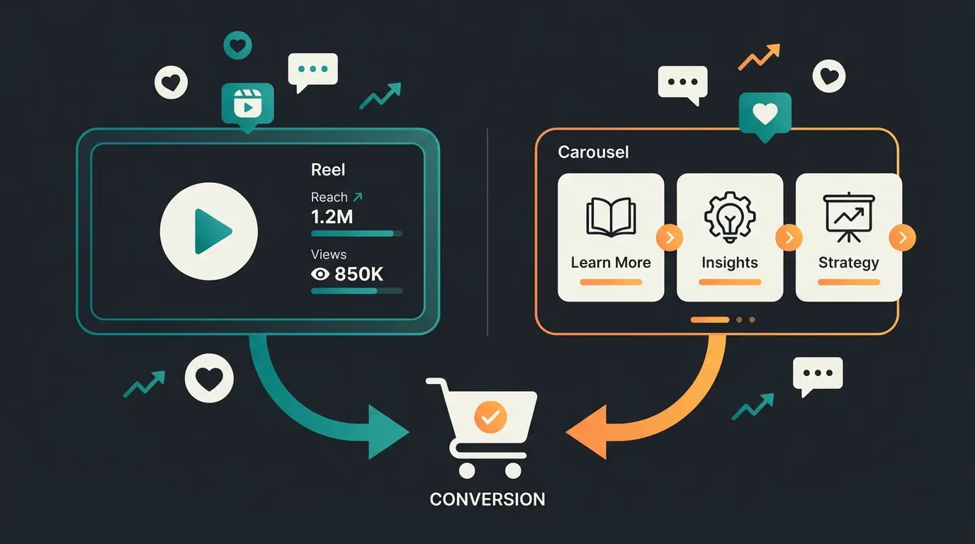 Content-Strategie für Instagram Shopping mit Reels und Carousels