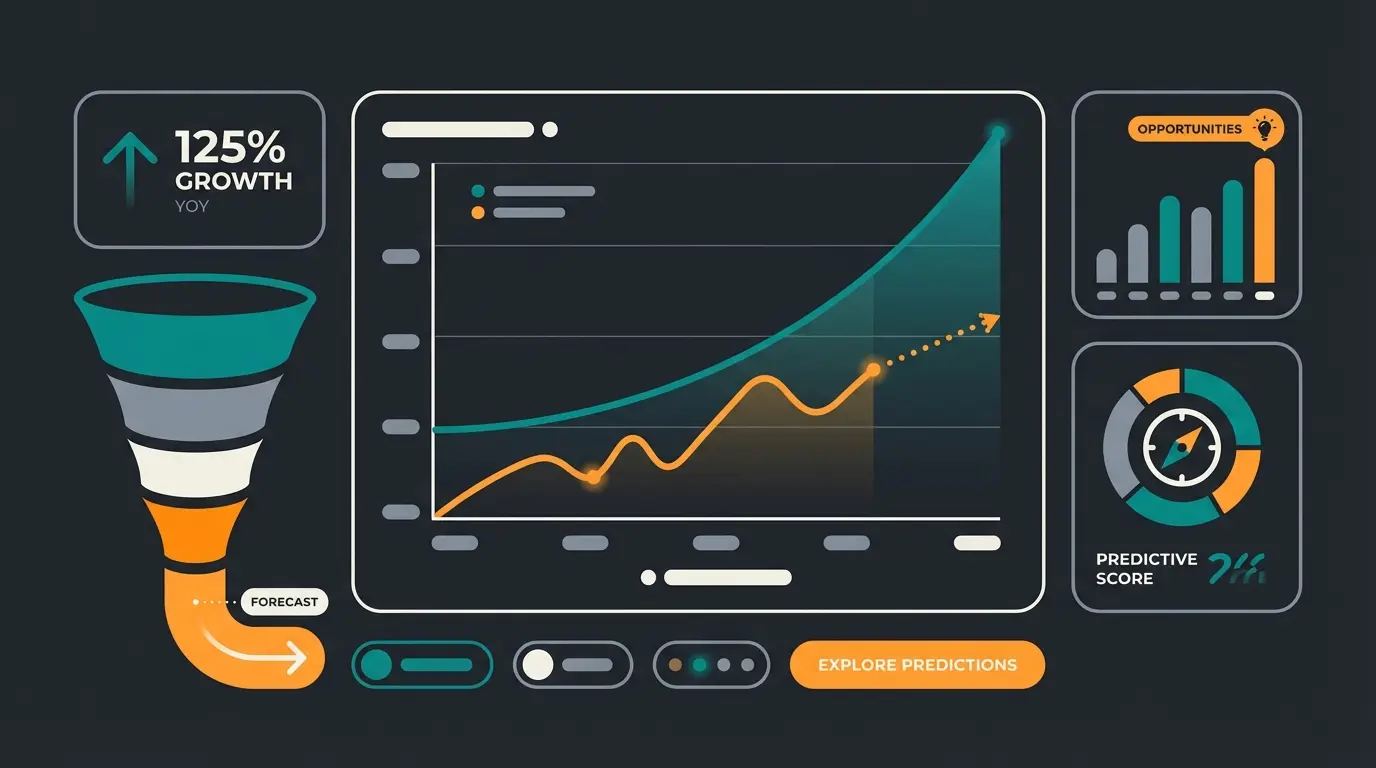 Predictive Analytics Dashboard für Vertriebsprognosen