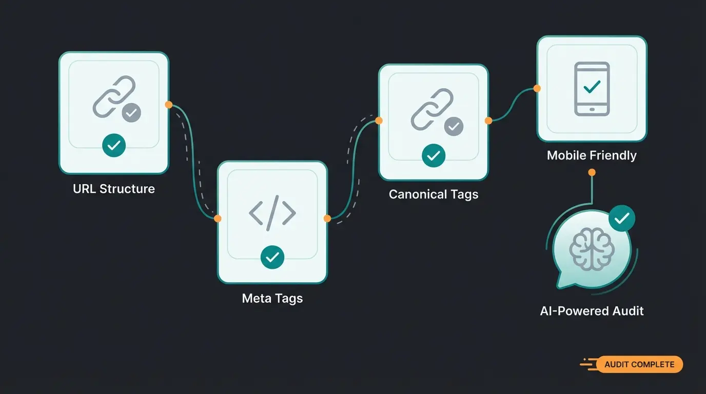 SEO checklist visualization for Shopware category page optimization