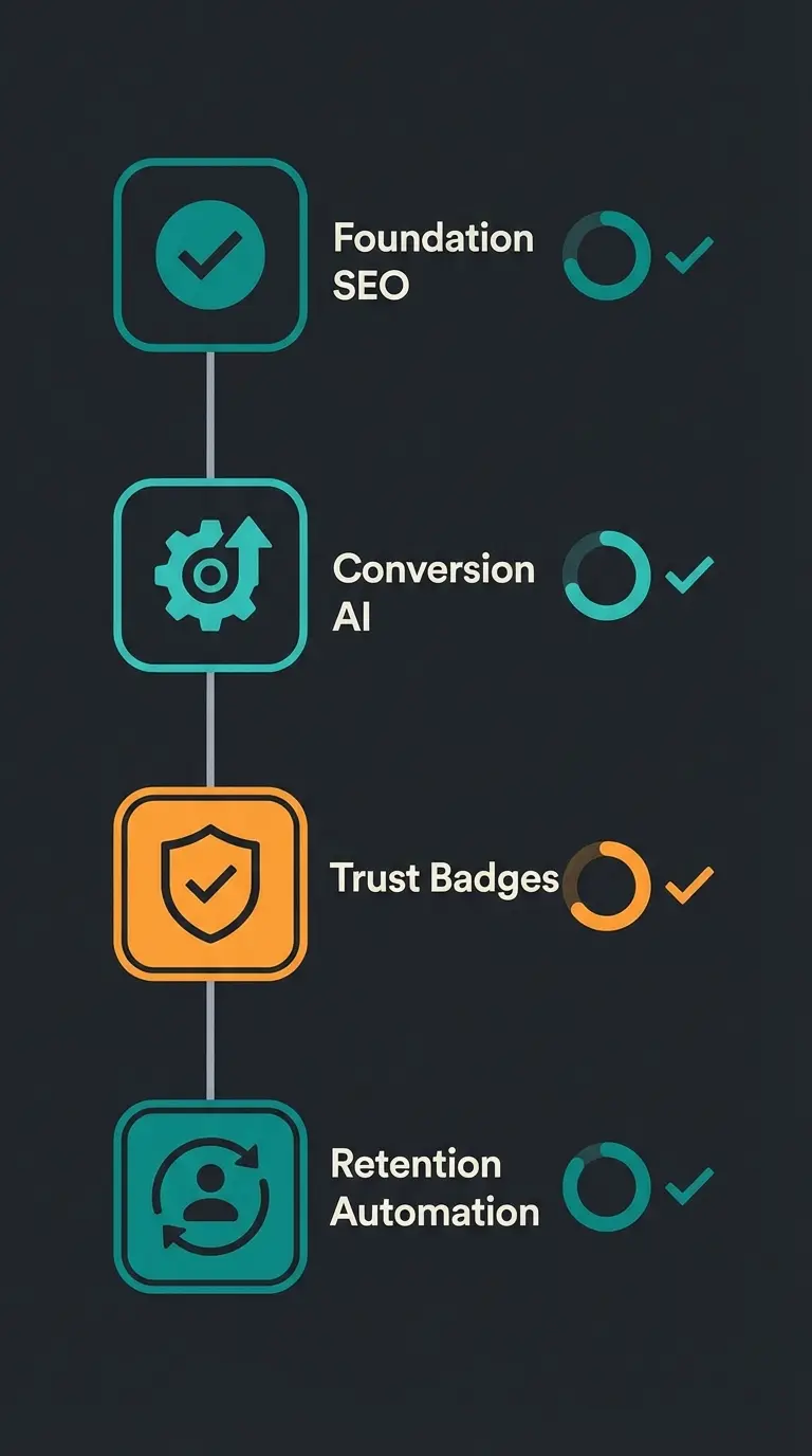 Implementation checklist for Shopware marketing plugin stack