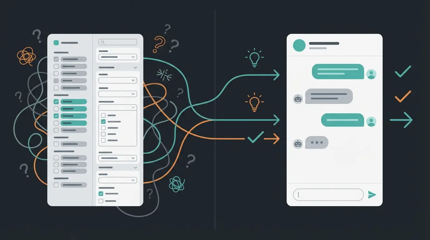 Gegenüberstellung von komplexen Filtern versus KI-gestützter Produktberatung