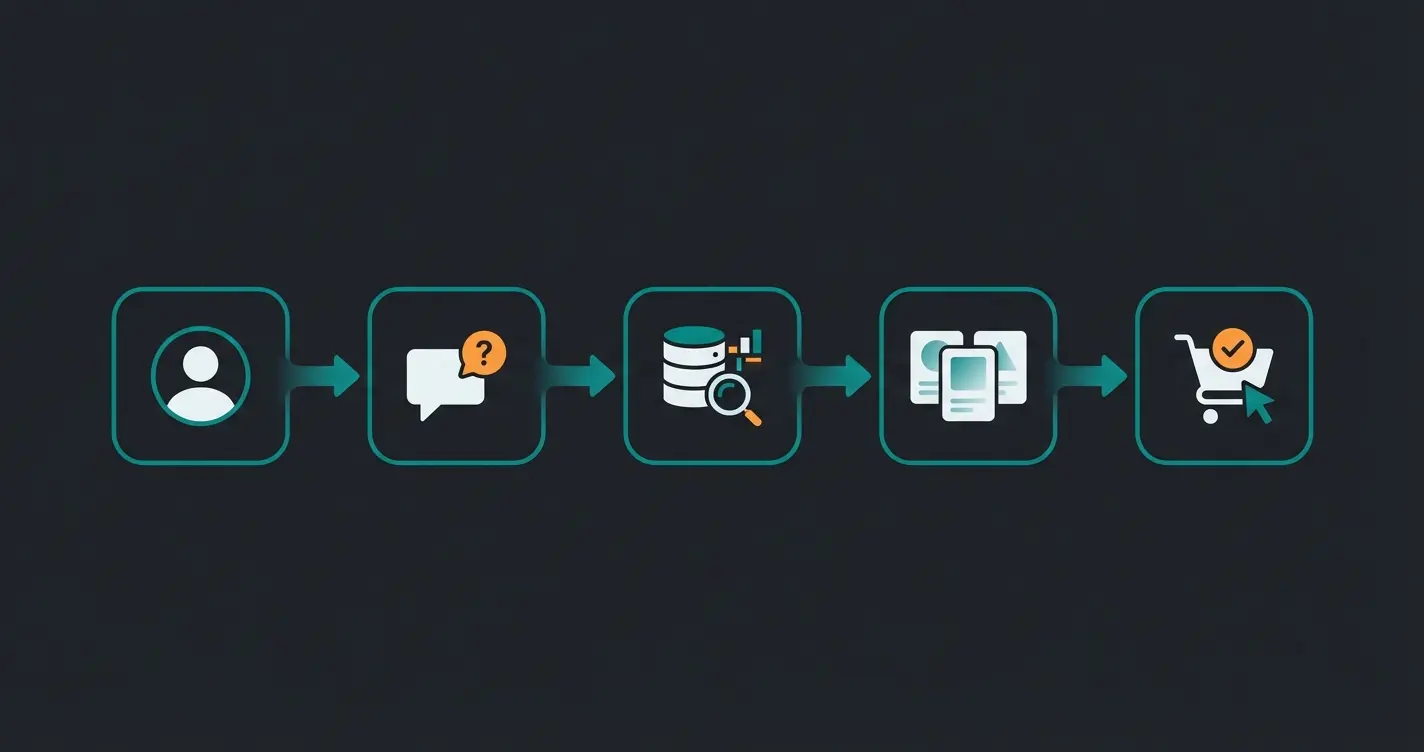 Visualisierung der KI-gesteuerten Customer Journey im E-Commerce