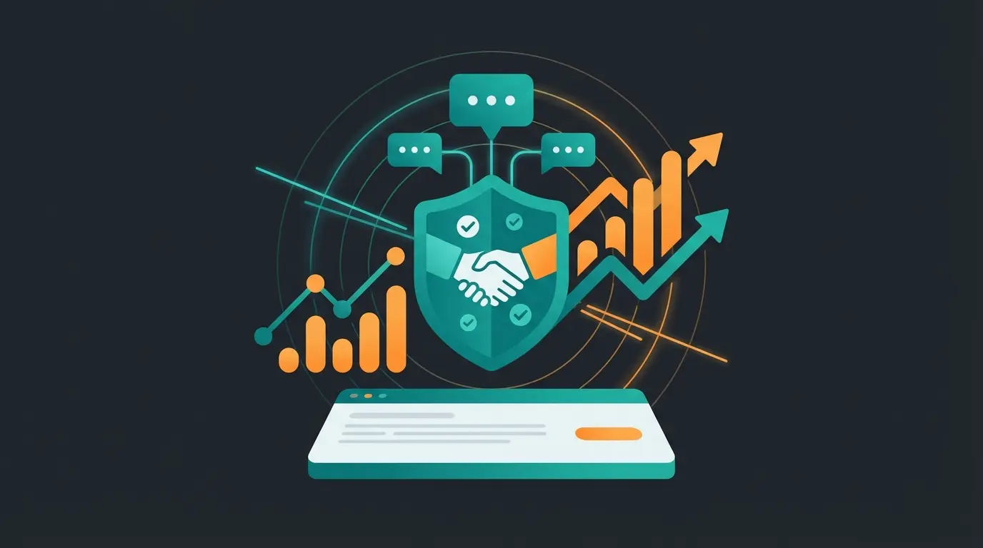 Visualization of customer trust building through live chat availability on websites