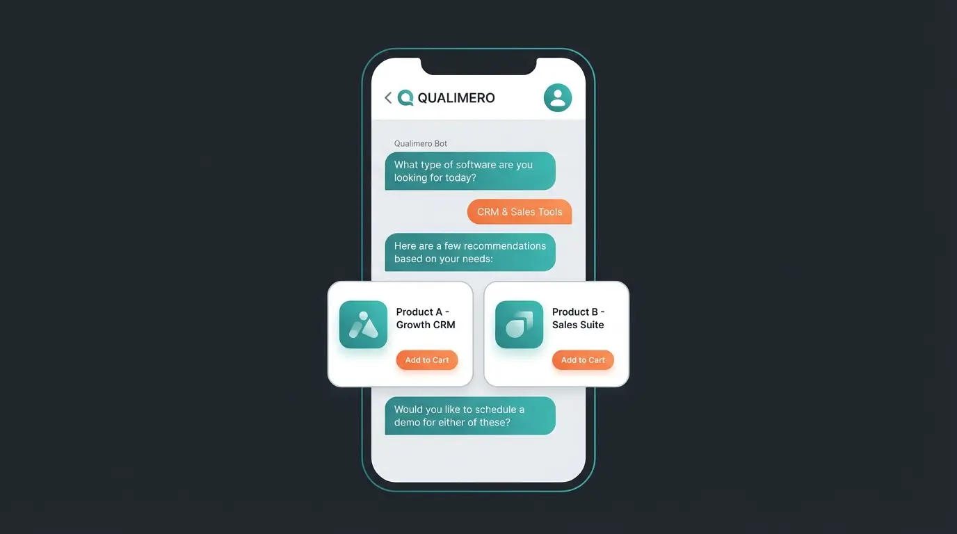 WhatsApp Chat Beispiel für KI-gestützte Produktberatung mit Guided Selling