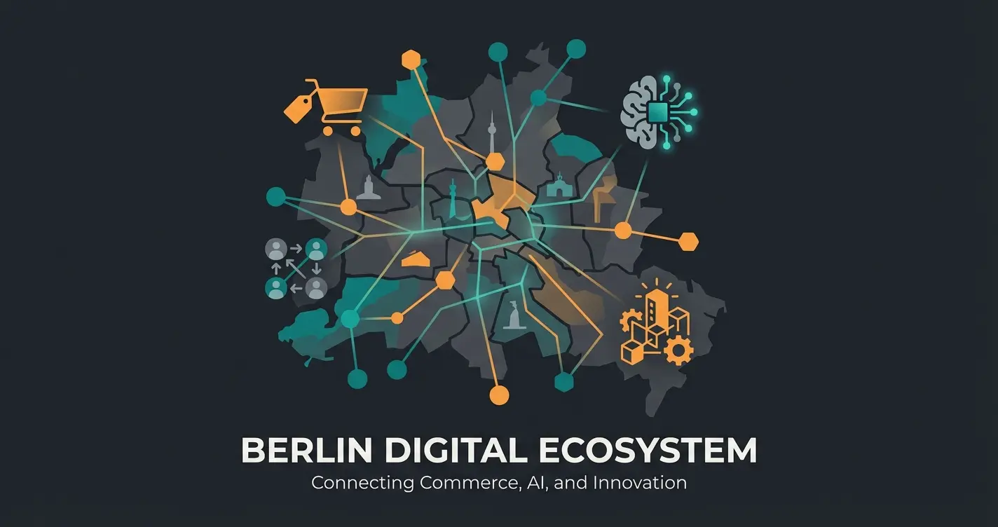 Berlin als E-Commerce Hub mit digitalem Ökosystem und vernetzten Unternehmen