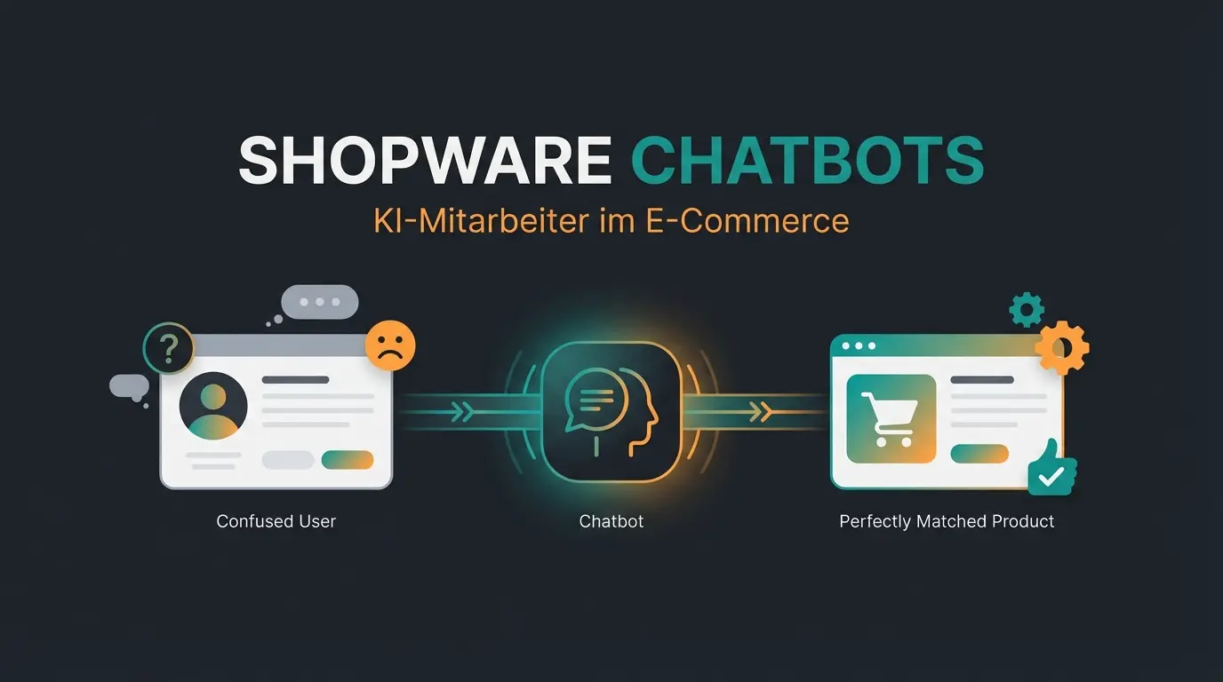 Illustration of an AI chatbot guiding a user through a product selection process