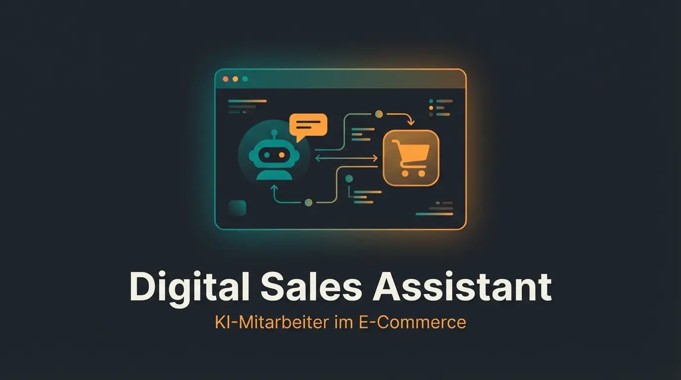 Abstract representation of an AI chatbot analyzing product data to increase e-commerce sales