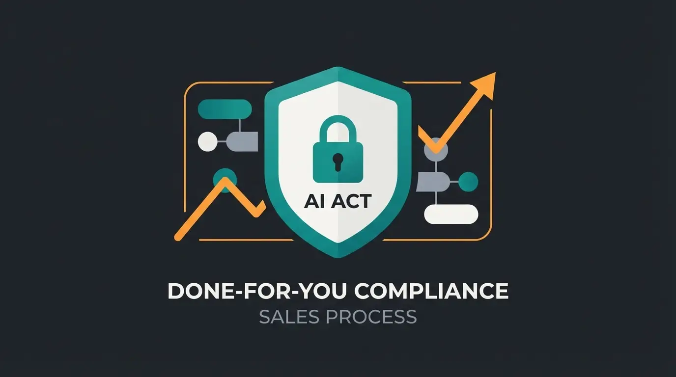 Illustration of 'Done-for-you' service integration and compliance shield