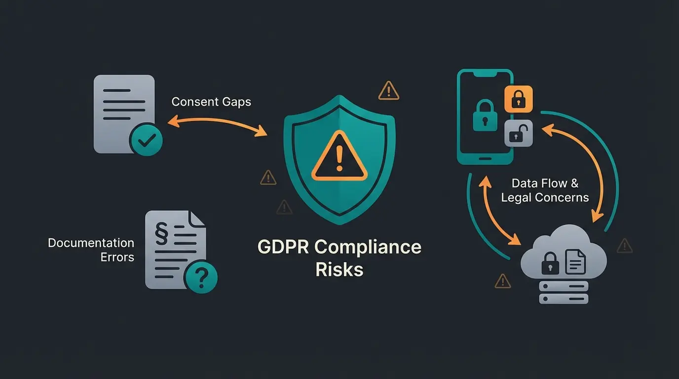 DSGVO Datenschutz Risiken bei WhatsApp Broadcast für Unternehmen visualisiert