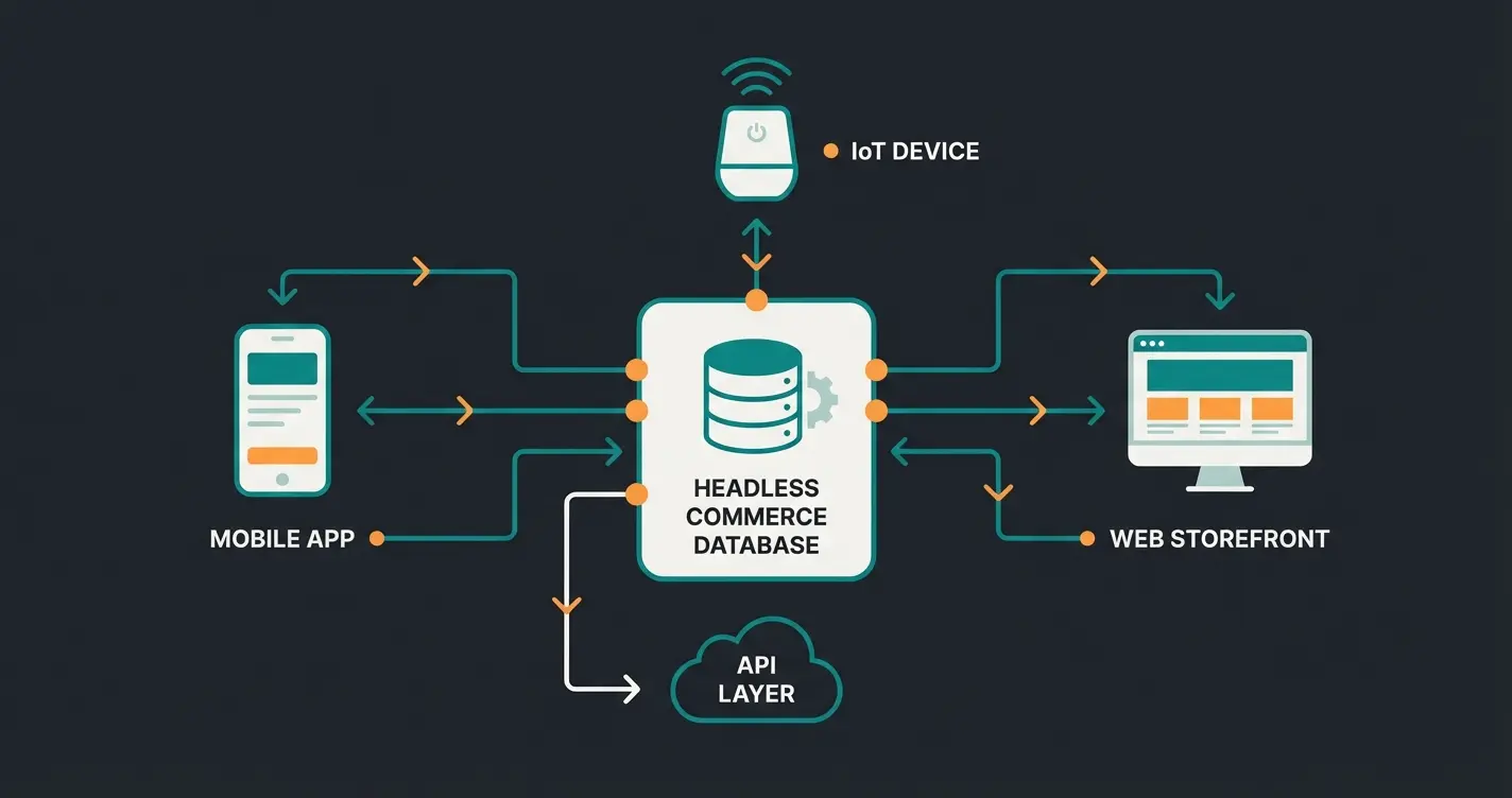 Shopware 6 Headless Architecture Darstellung mit API-Schnittstellen