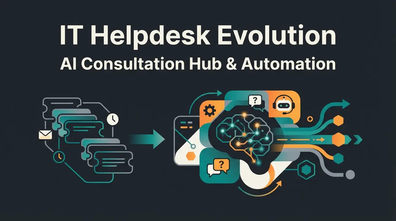 Modern IT helpdesk transformation with AI consultation capabilities