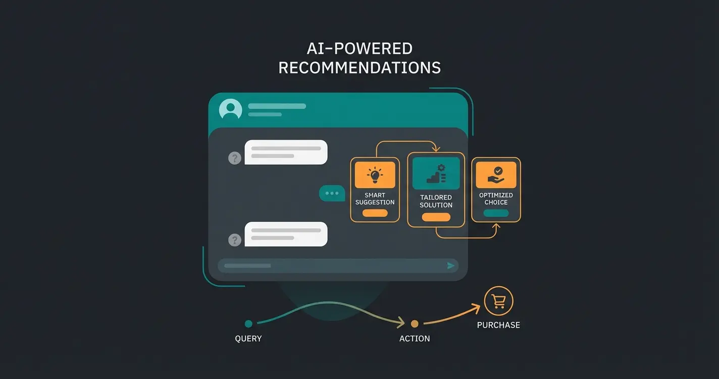AI chatbot providing personalized product consultation in an e-commerce environment