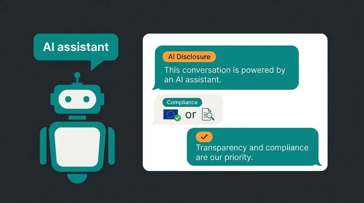 KI-Kennzeichnungspflicht nach EU AI Act mit Beispiel-Chatflow