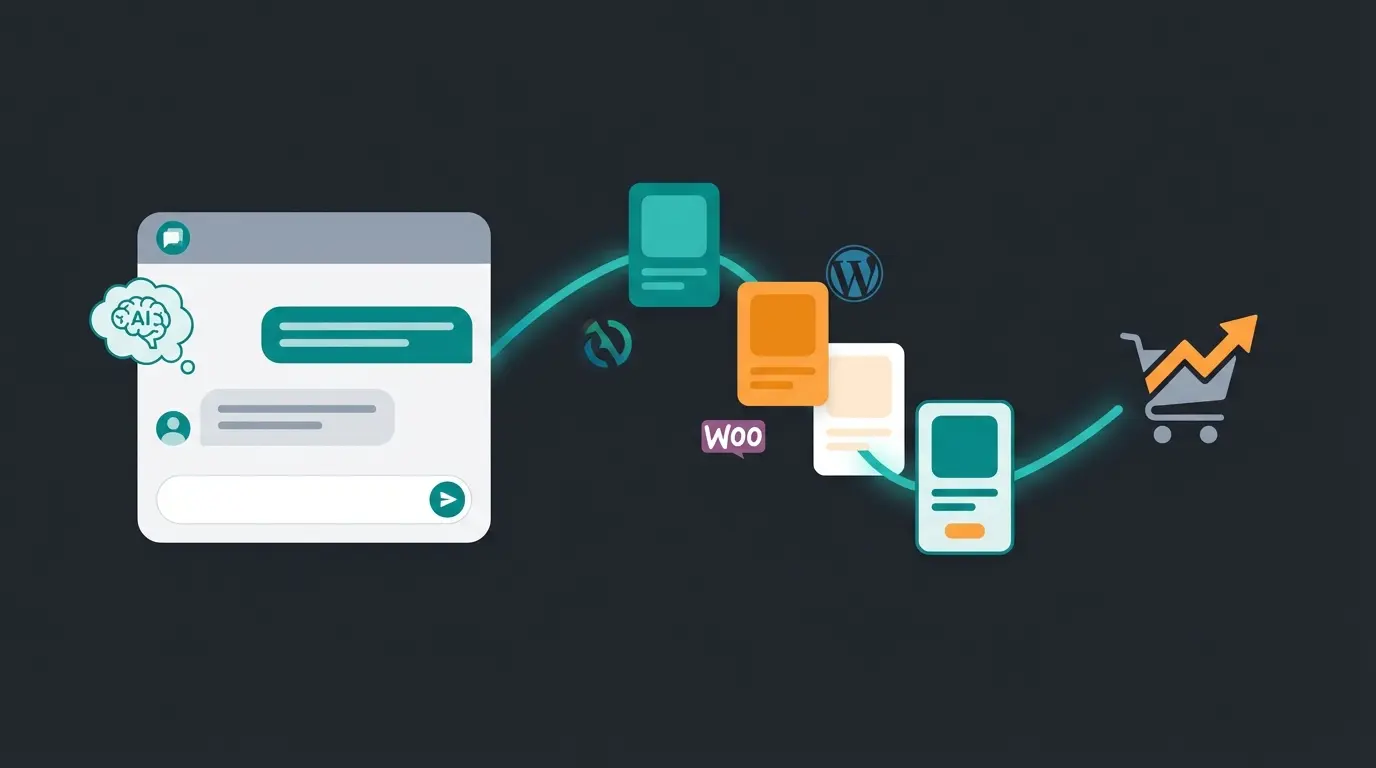 AI sales consultant integration in WordPress WooCommerce shop visualization