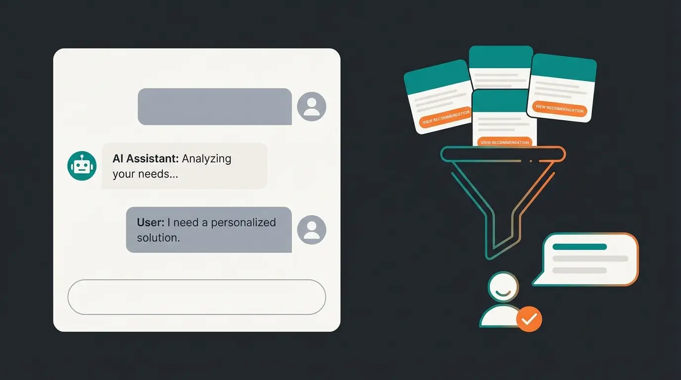 KI-Produktberatung Dialog im Shopware Frontend
